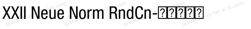 XXII Neue Norm RndCn字体转换